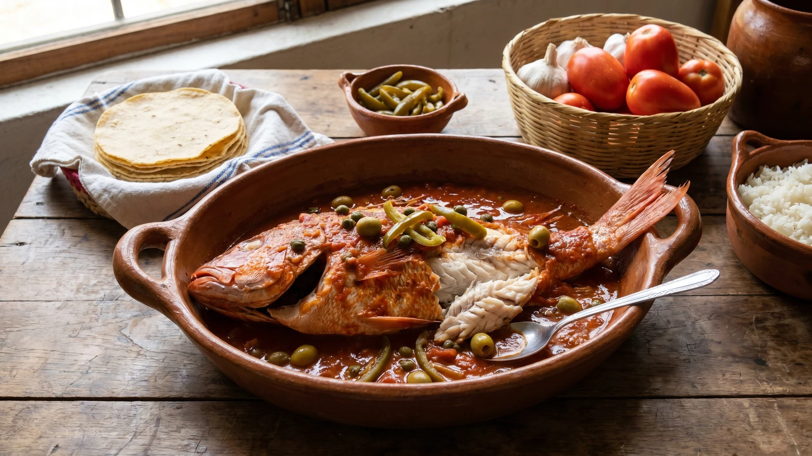 Huachinango a la Veracruzana