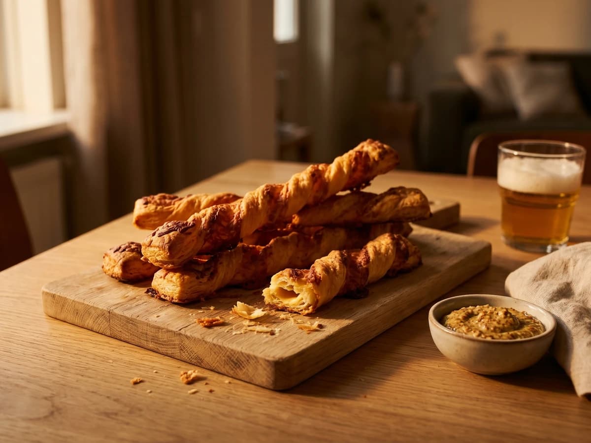 Kaasstengels (Dutch Cheese Straws) - Chef Joost