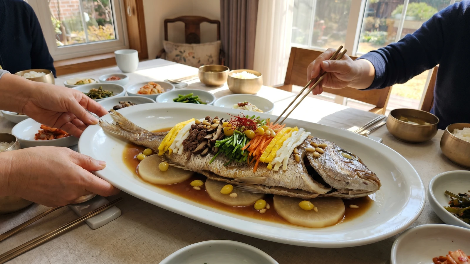Domi-jjim (Steamed Sea Bream)
