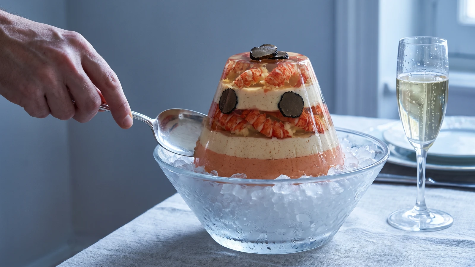 Aspic de Queues d’Écrevisses à la Moderne
