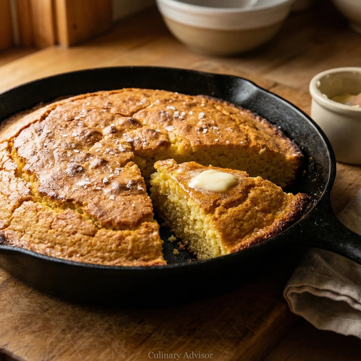 Cast Iron Skillet Cornbread
