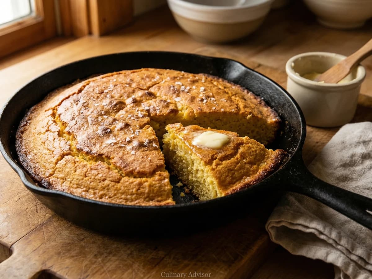 Cast Iron Skillet Cornbread