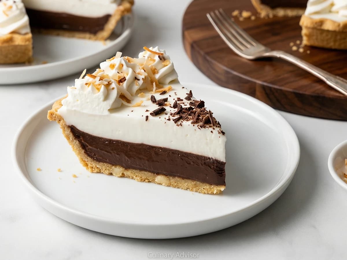 Hawaii Chocolate Haupia Pie