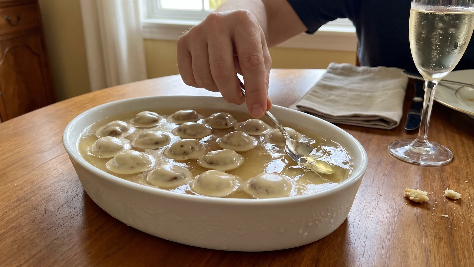 Rognons de Coq Farcis pour Entrées Froides, Garnitures, etc.