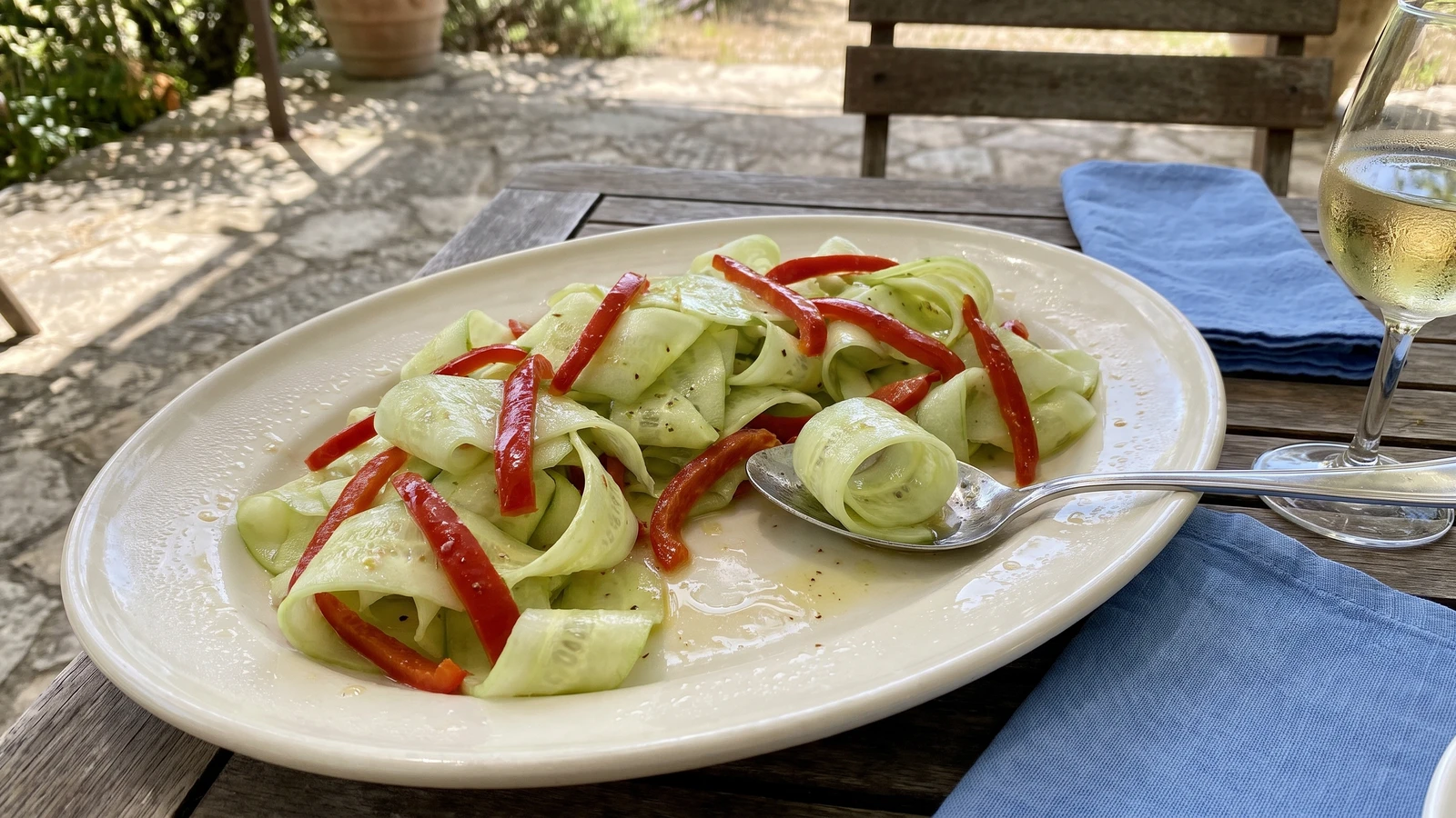 Cucumber and Pimento Salad