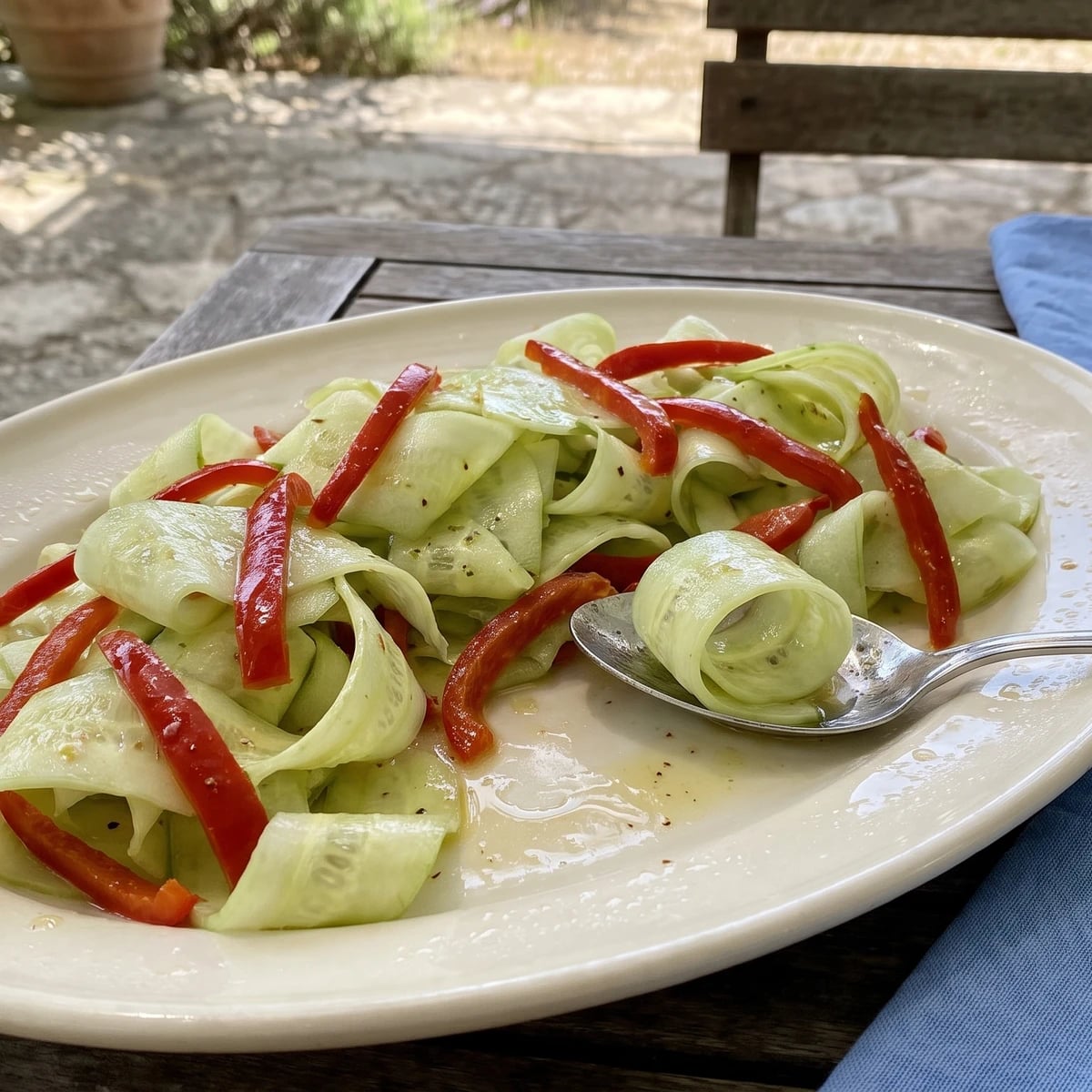 Cucumber and Pimento Salad