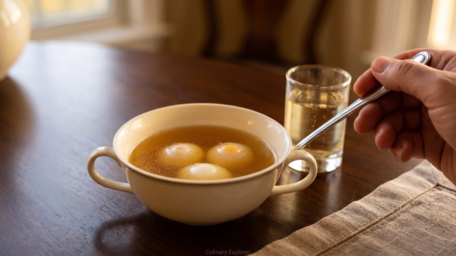 Consommé aux Œufs de Fauvette
