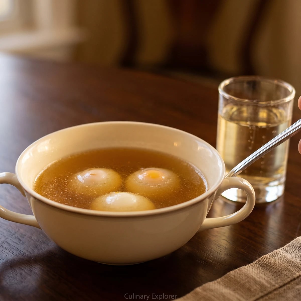 Consommé aux Œufs de Fauvette