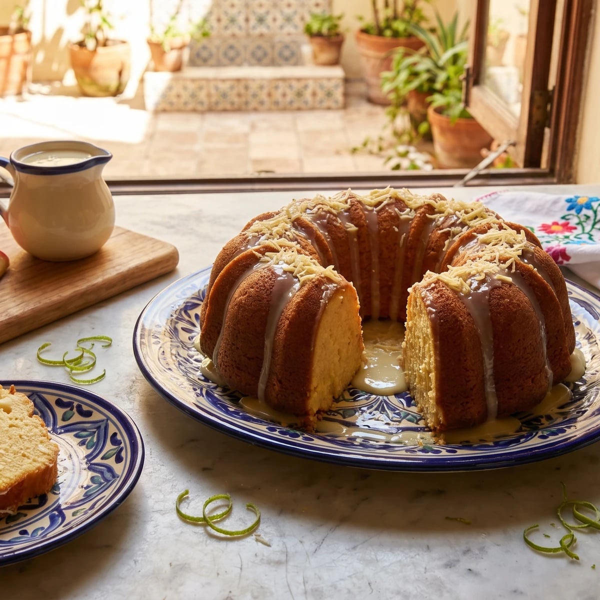 Pastel de Queso de Bola Yucateco