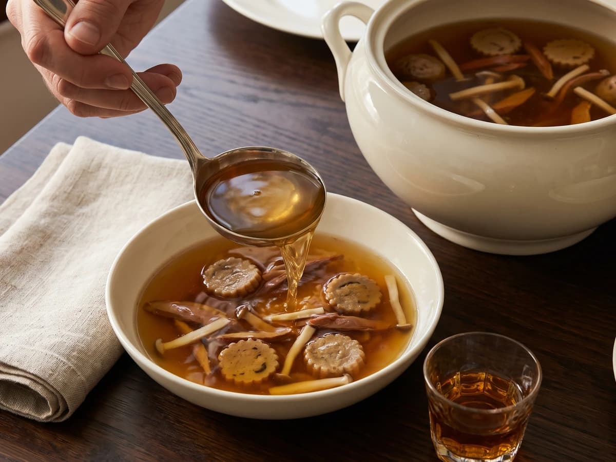 Consommé Nesselrode - Chef Juliette