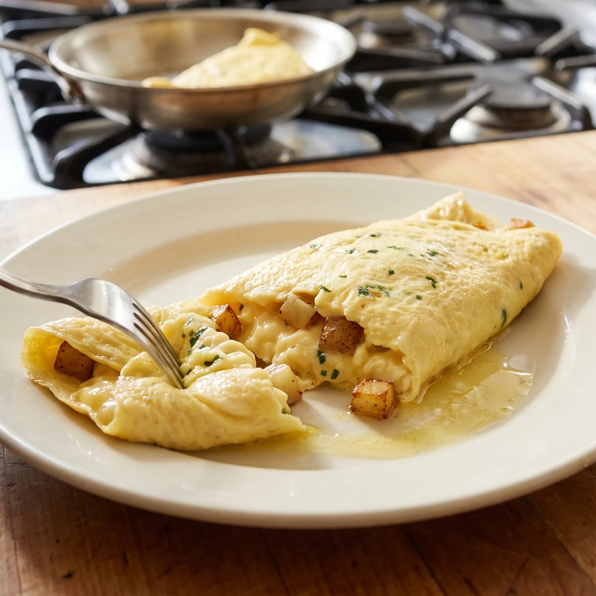 Omelet Parmentier