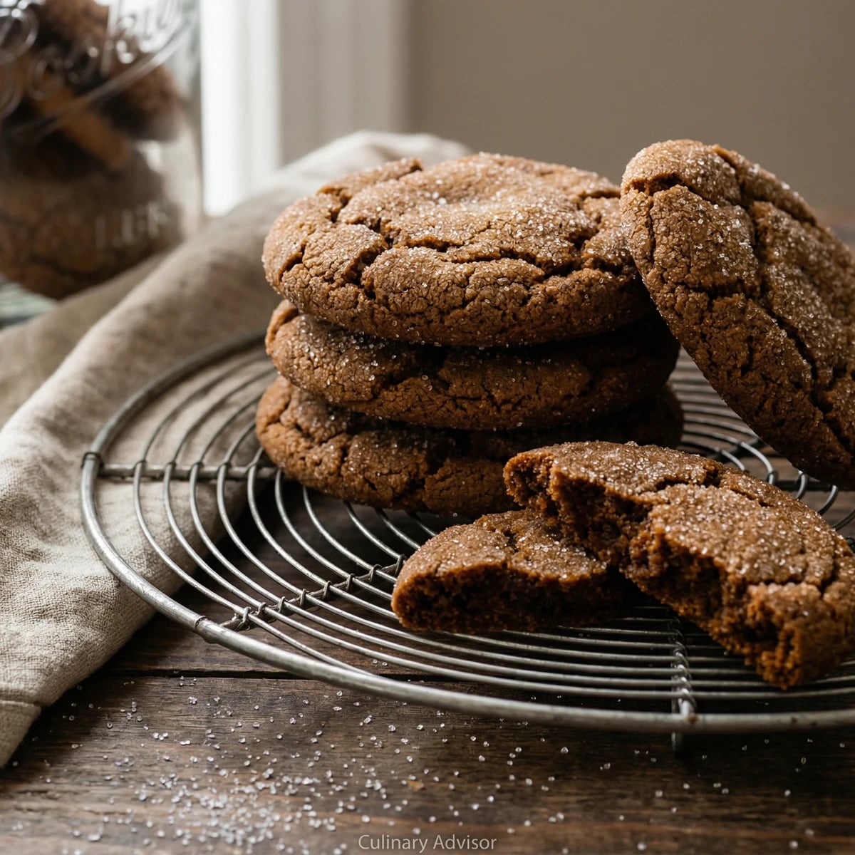Soft Molasses Cookies