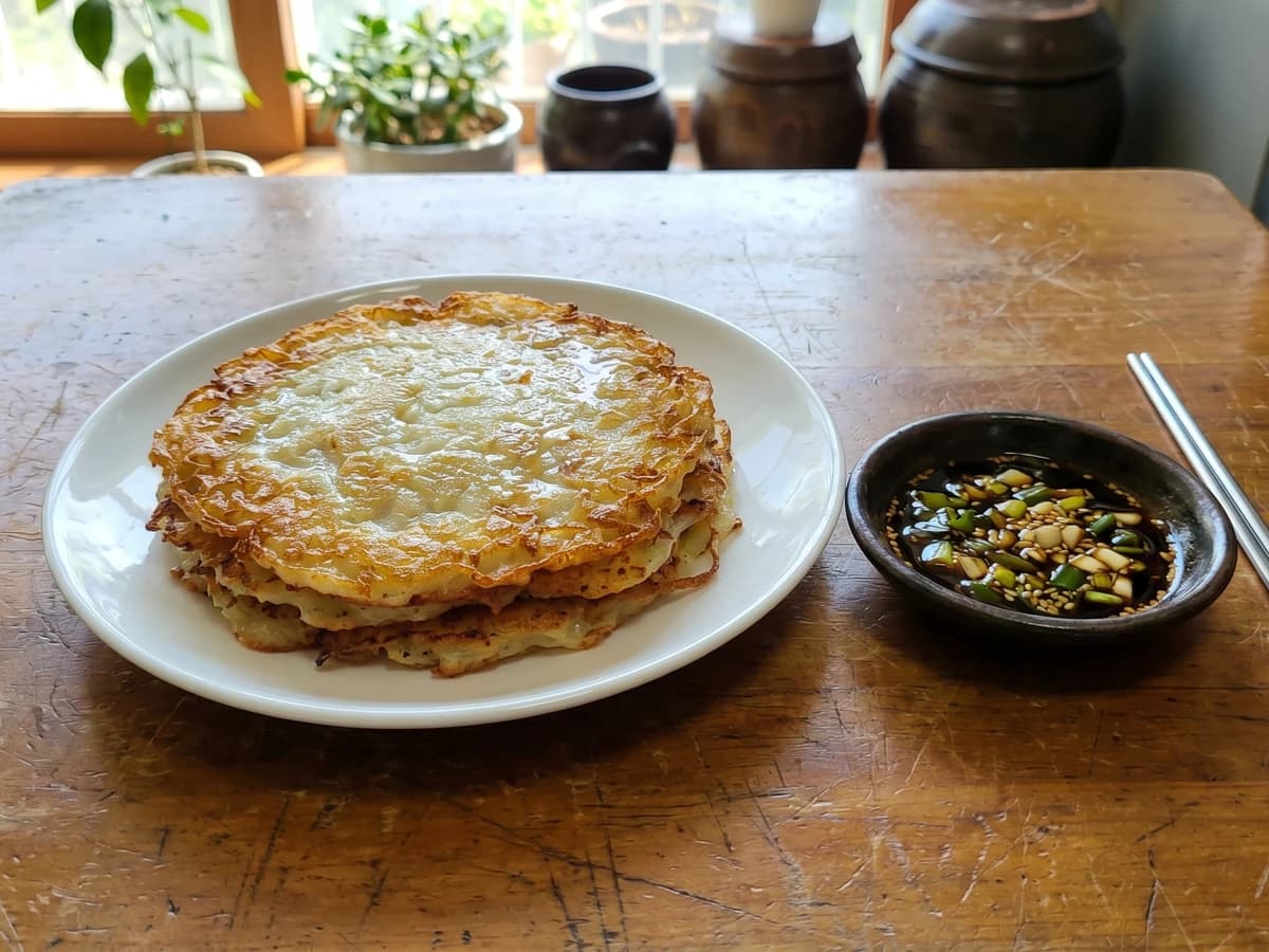 Gamja-jeon (Korean Potato Pancake) - Chef Jeong-sun