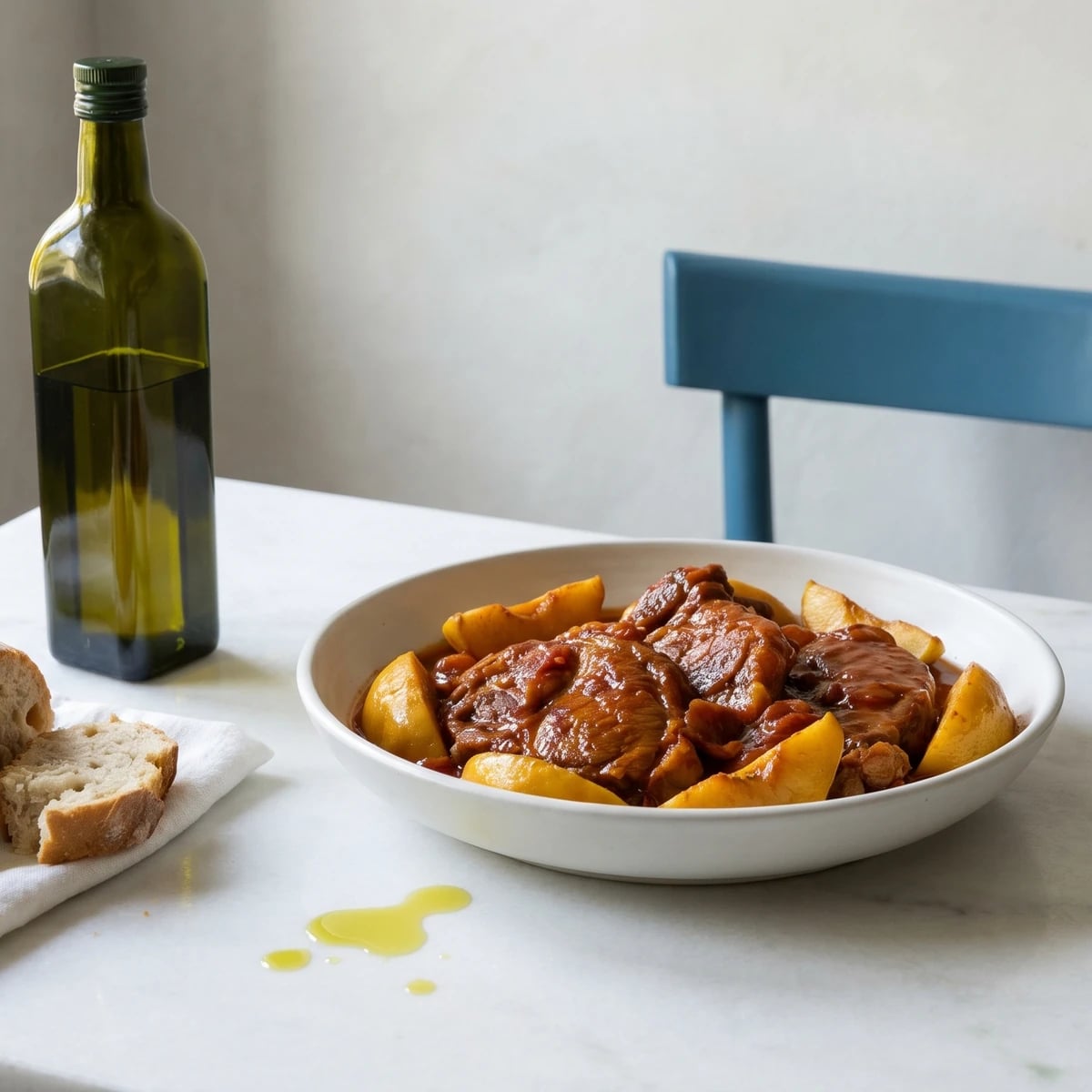 Macedonian Pork with Quinces (Choirino me Kydonia, Χοιρινό με Κυδώνια)