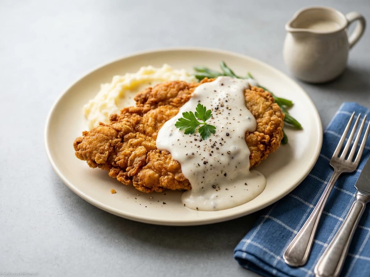 Chicken Fried Chicken with Cream Gravy - Chef Dean