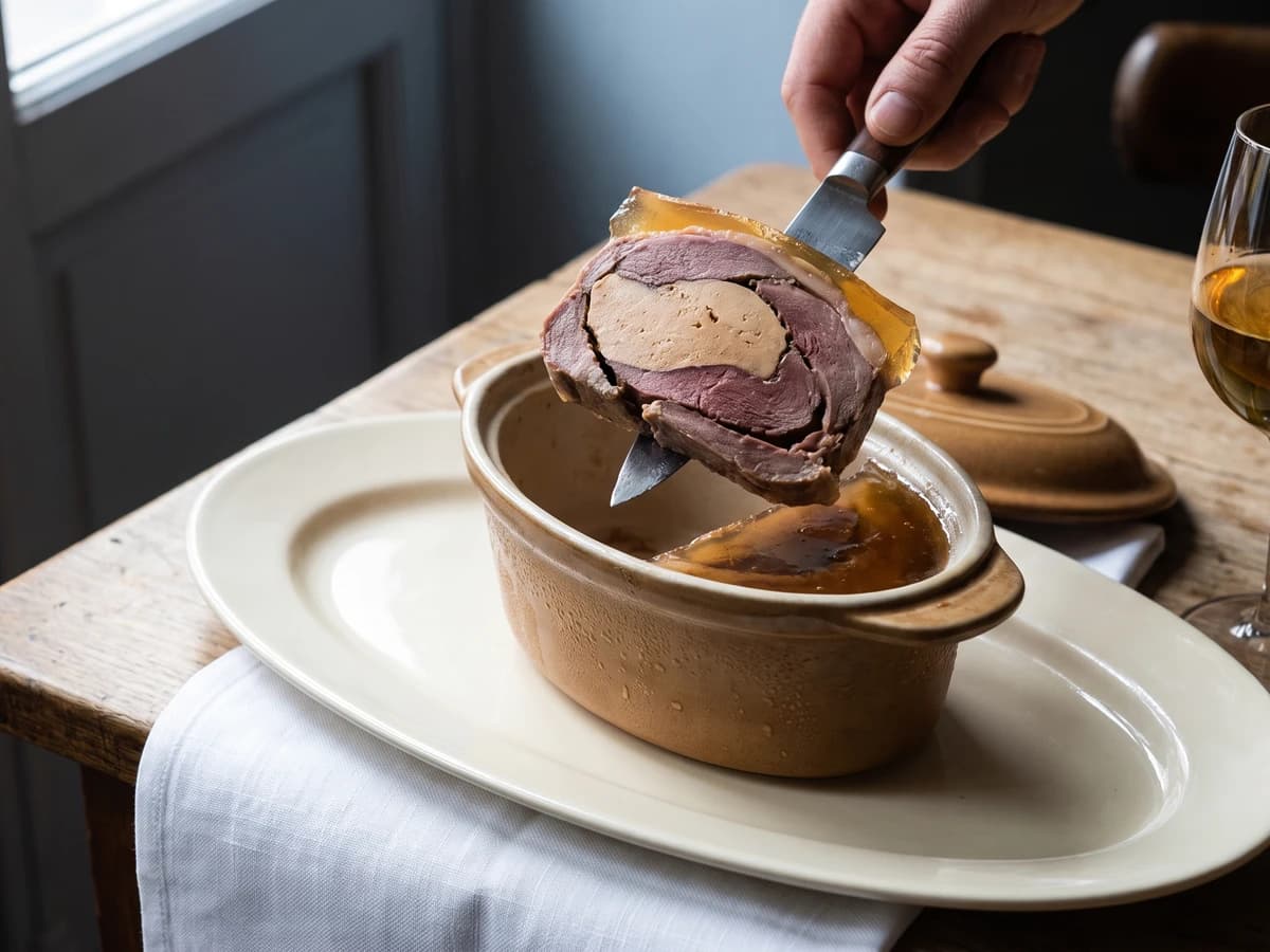 Terrine de Caneton Rouennais à la Gelée