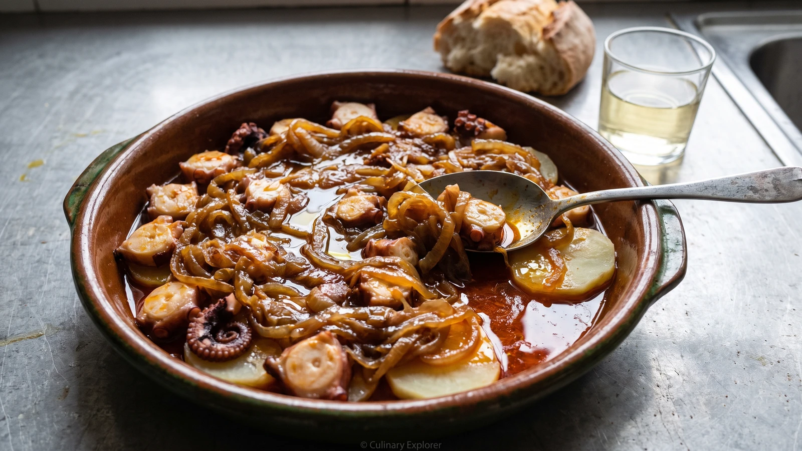 Pulpo Encebollado Gallego