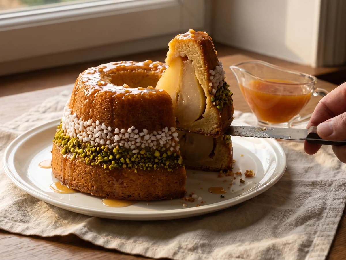 Timbale de Poires à la Valenciennes - Chef Juliette