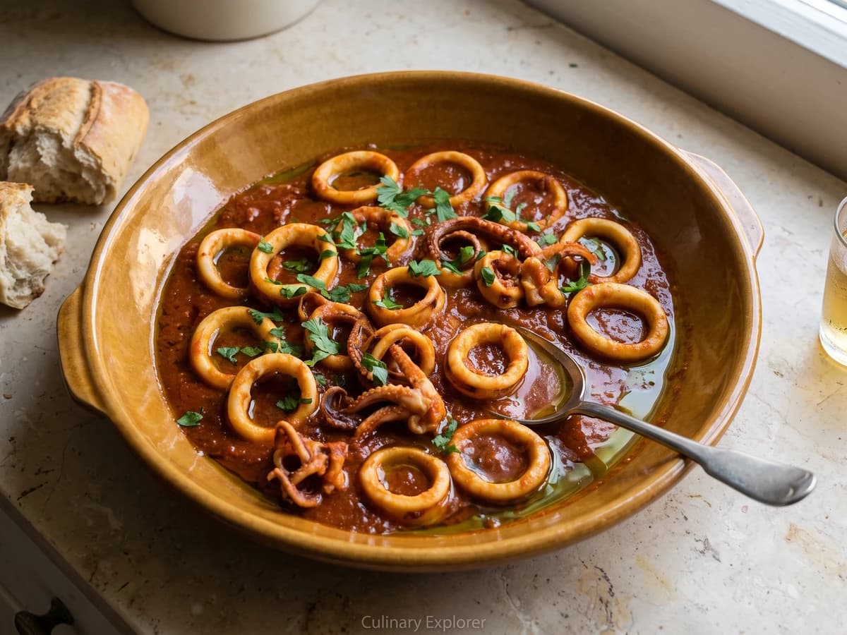 Calamares en su Salsa Gaditanos - Chef Isabel