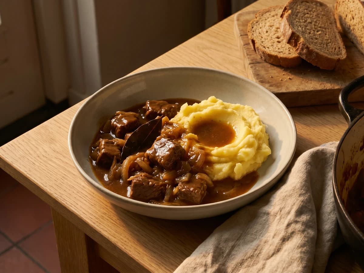 Hachee (Dutch Beef and Onion Stew)