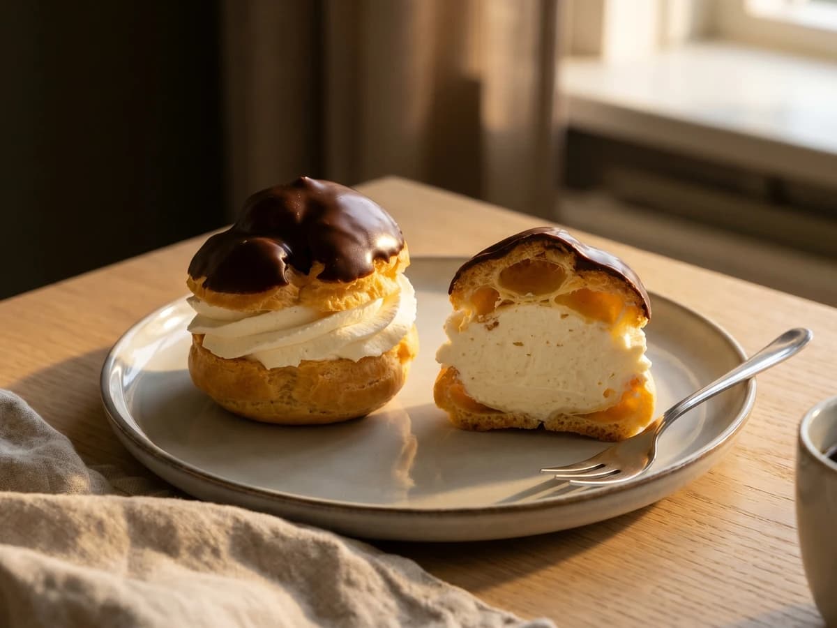 Moorkop (Dutch Chocolate Cream Puff) - Chef Joost