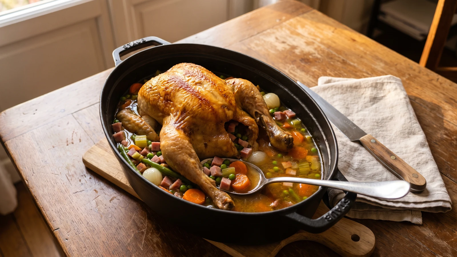 Poularde à la Fermière