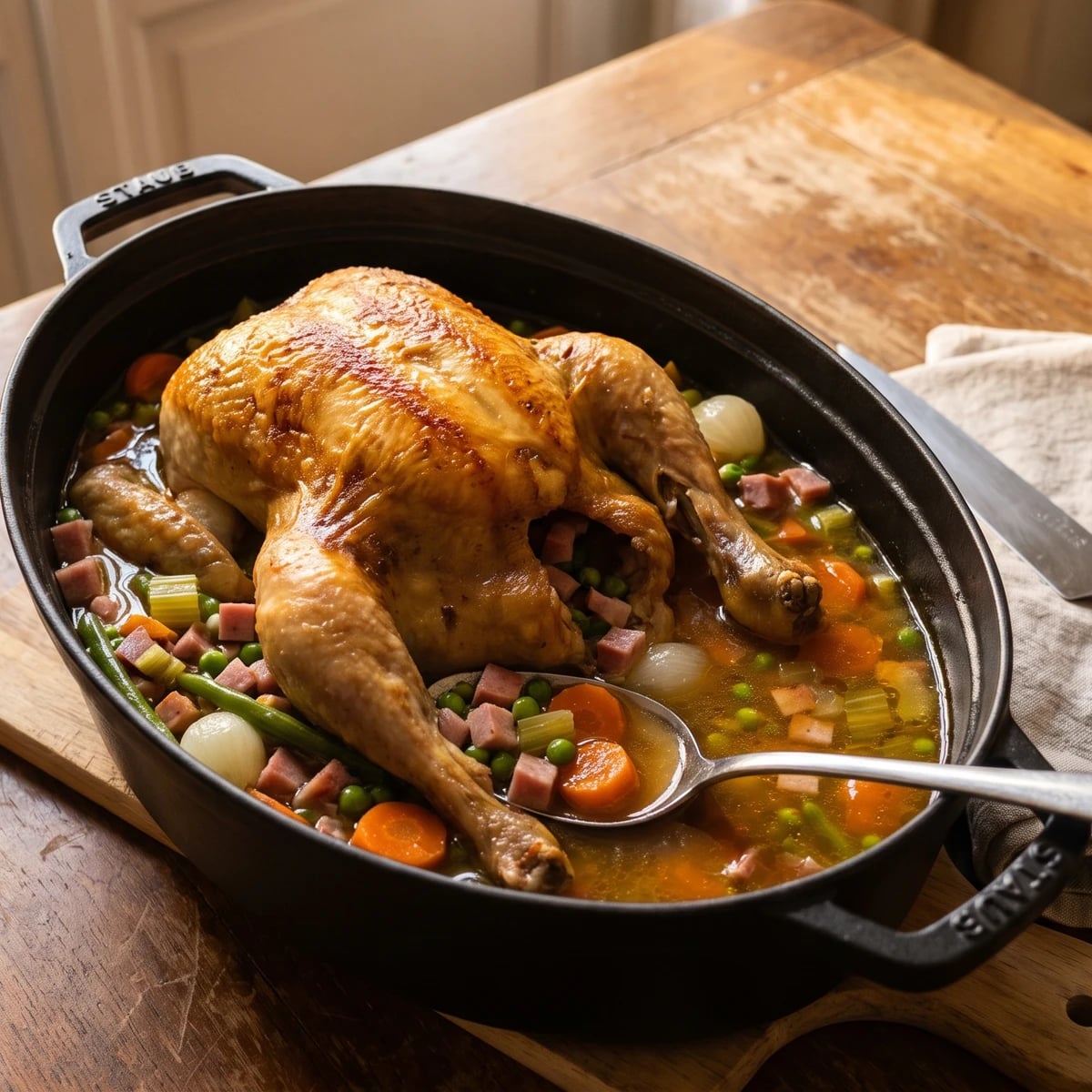 Poularde à la Fermière