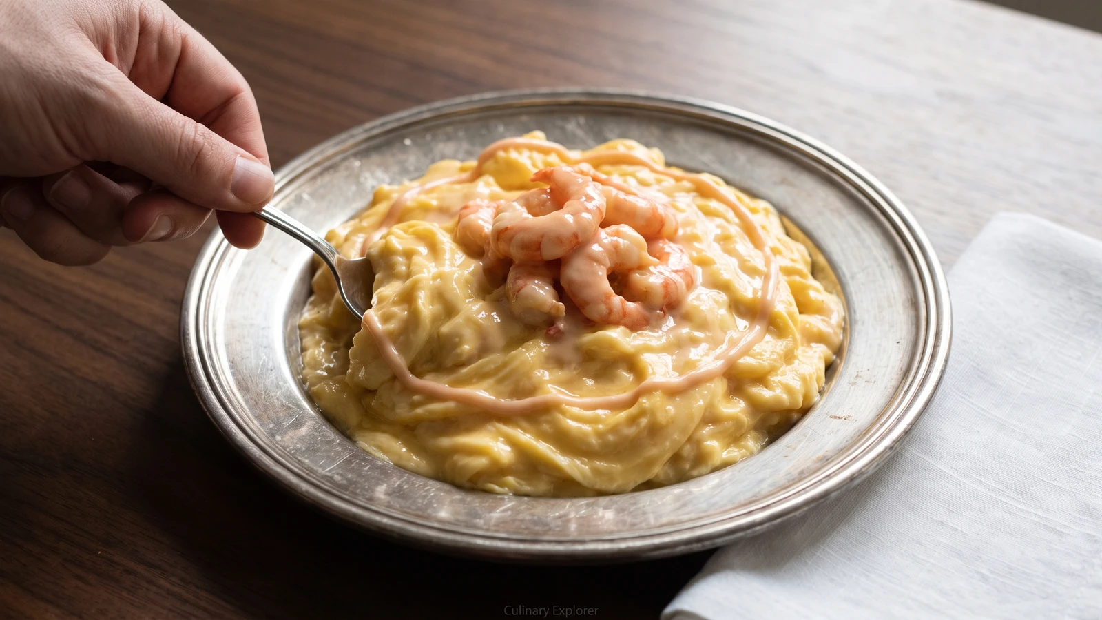 Scrambled Eggs with Shrimps