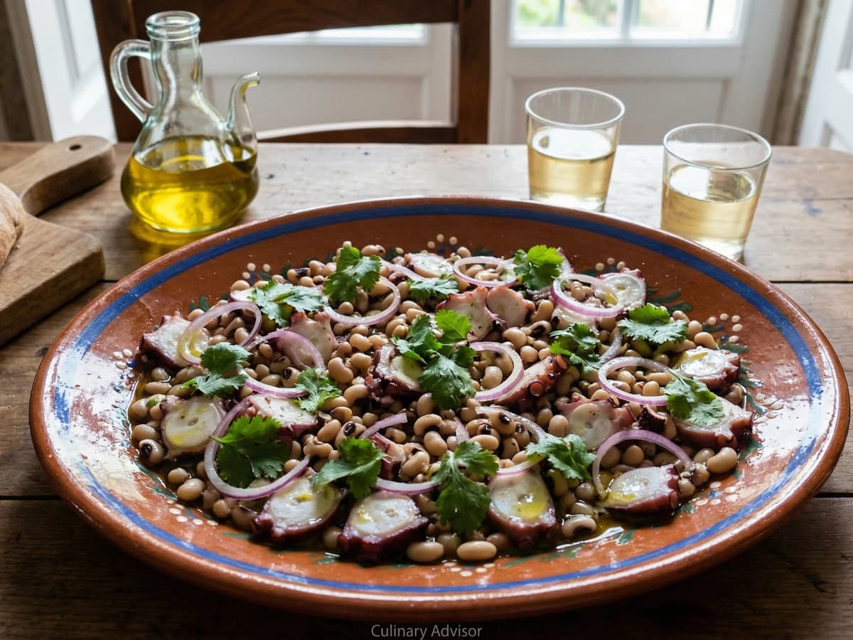 Salada de Polvo com Feijão Frade - Chef Margarida