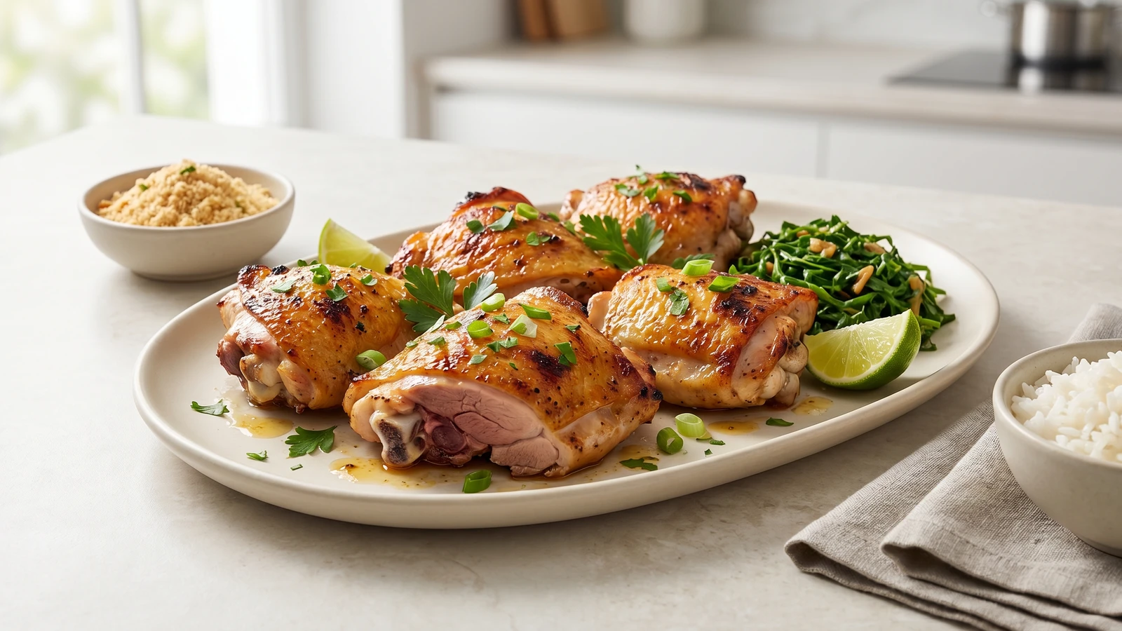 Sobrecoxa de Frango na Brasa