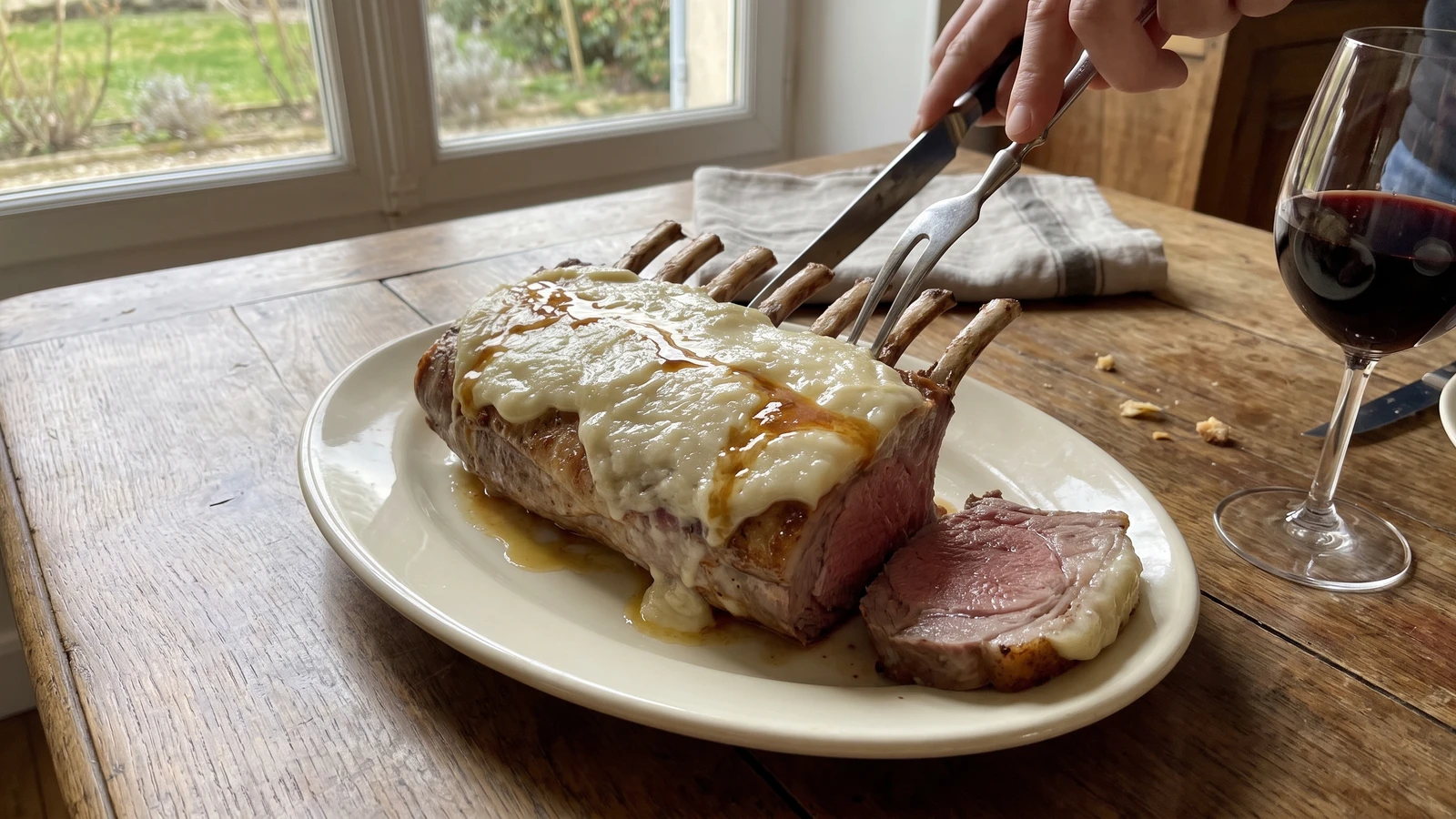 Carré d’Agneau Soubise
