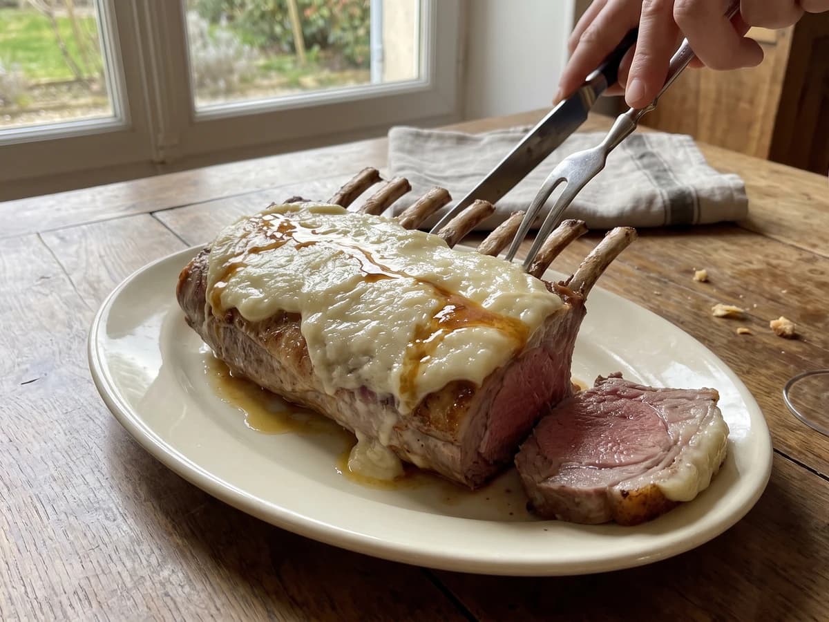 Carré d’Agneau Soubise - Chef Juliette