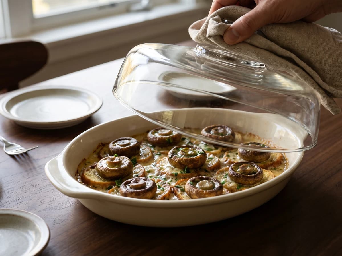 Champignons sous Cloche - Chef Juliette