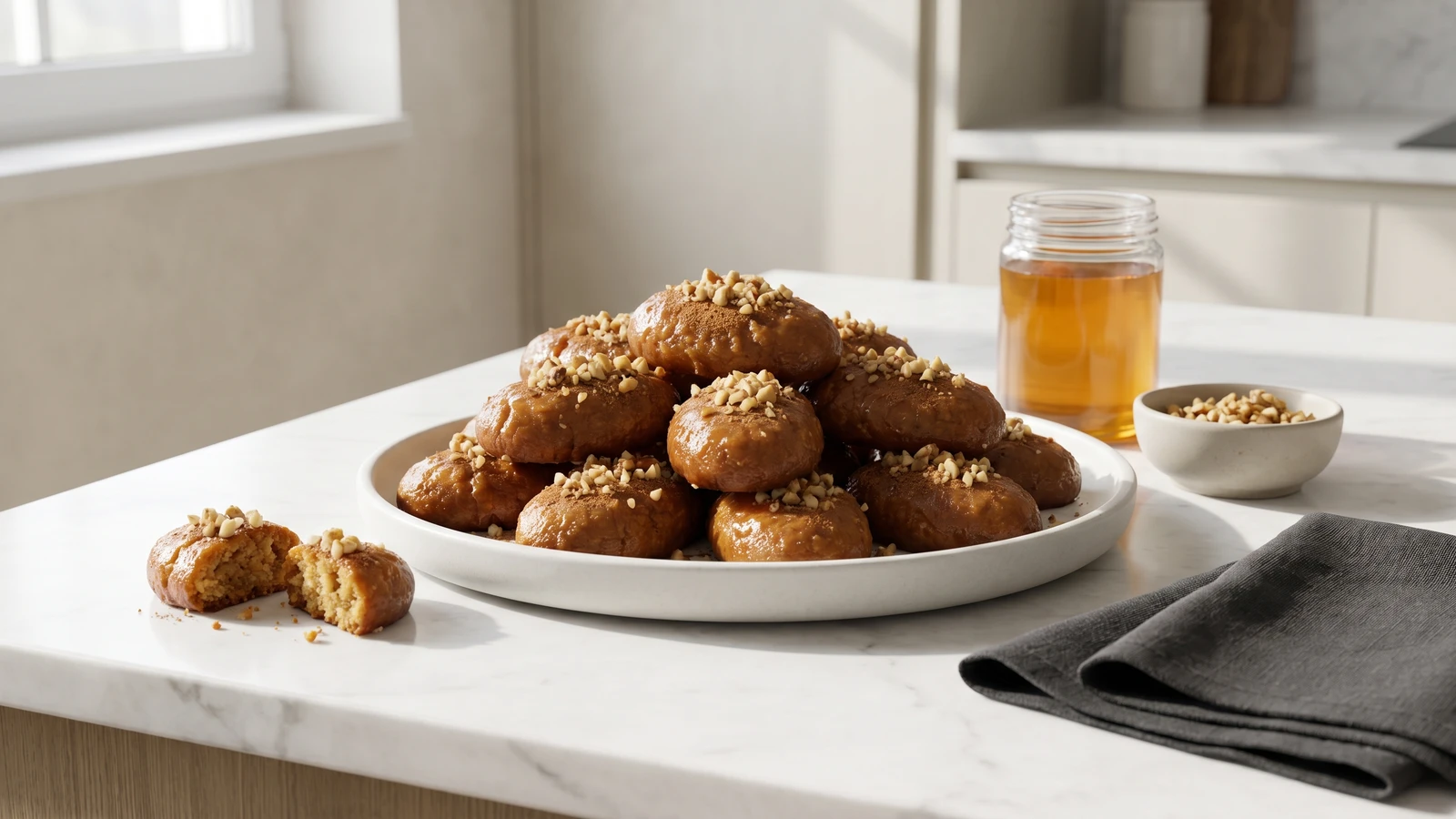 Greek Macedonian Melomakarona (Μελομακάρονα Μακεδονίας)