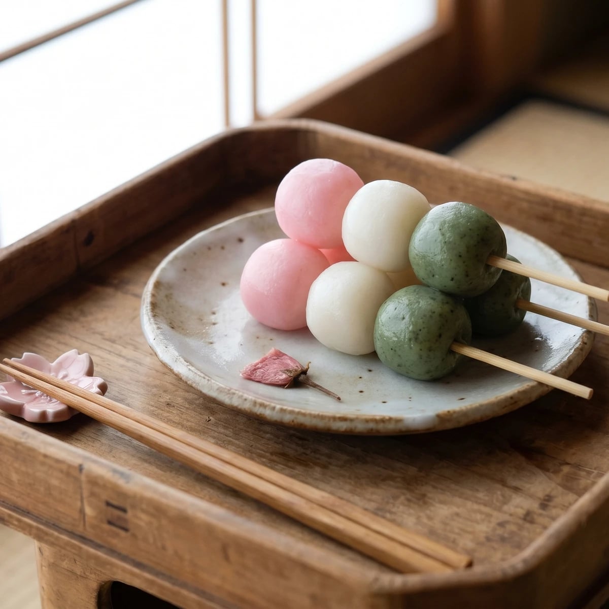 Hanami Dango (花見団子, sanshoku)