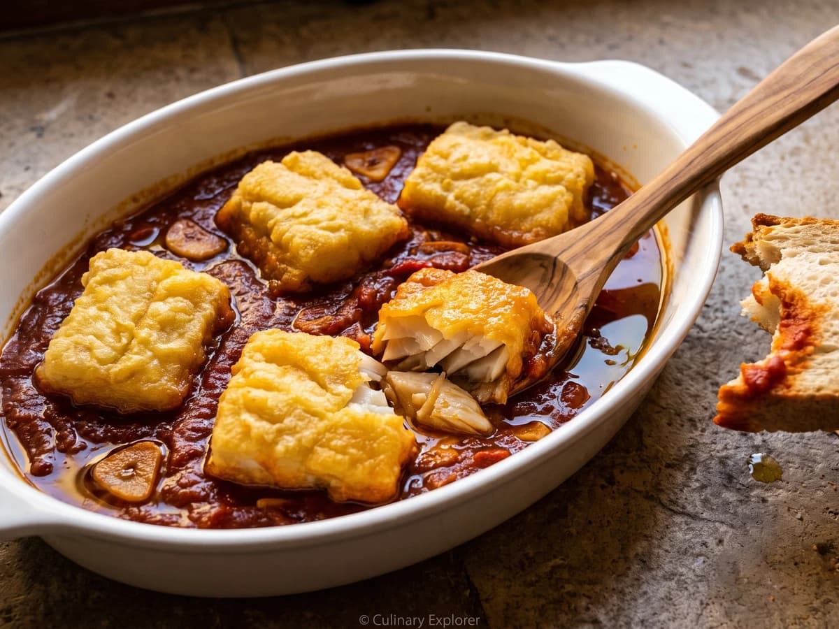 Bacalao con Tomate Andaluz - Chef Isabel