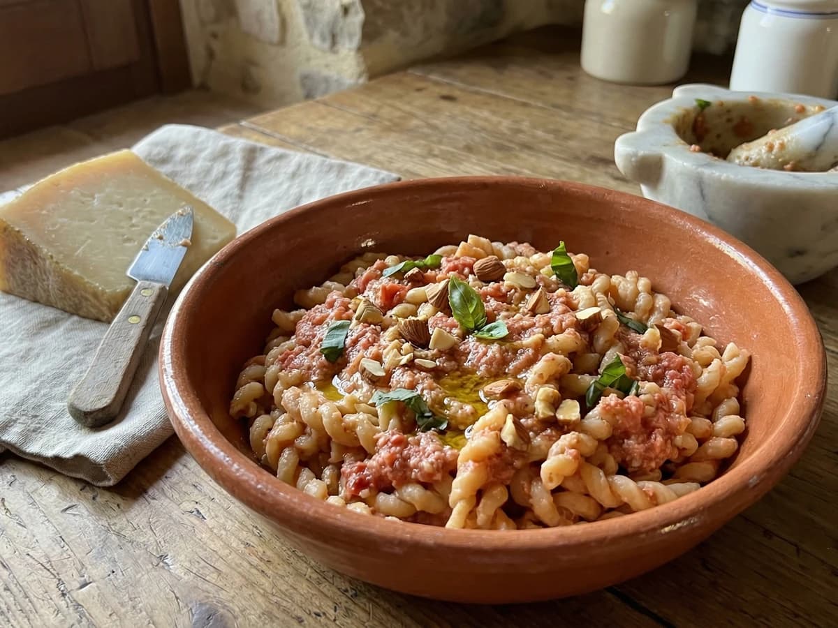 Busiate al Pesto Trapanese