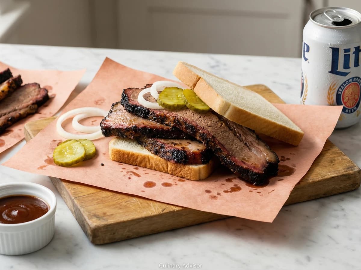 Texas Brisket Sandwich - Chef Dean