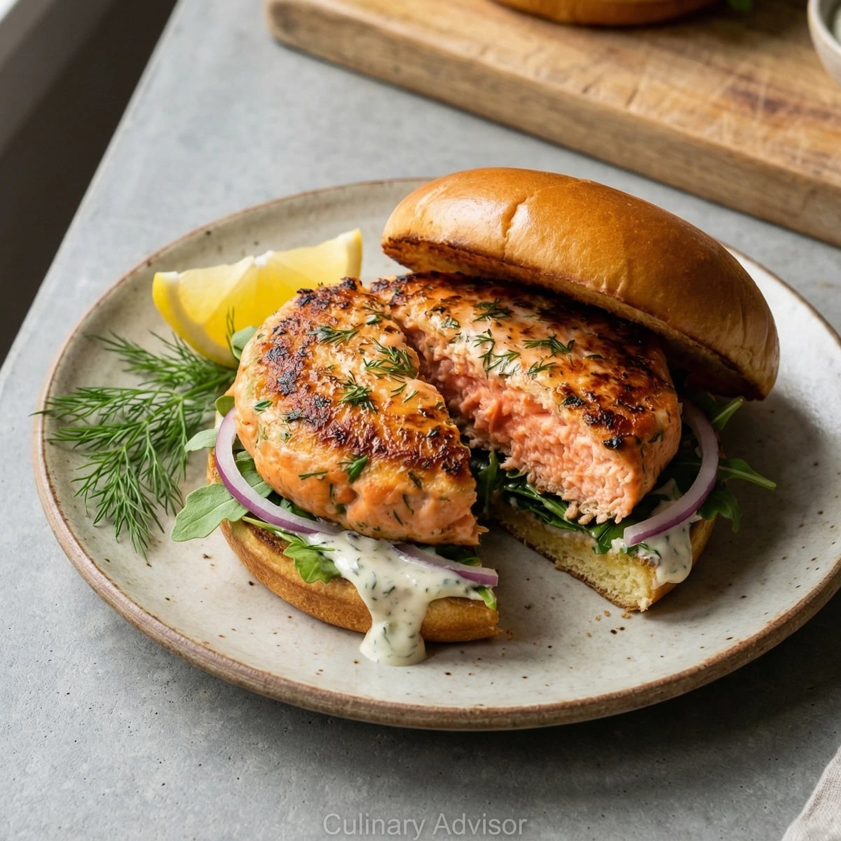 Pacific Northwest Salmon Burger