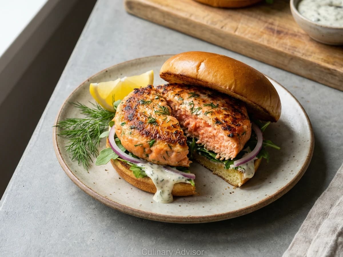 Pacific Northwest Salmon Burger - Chef Dean