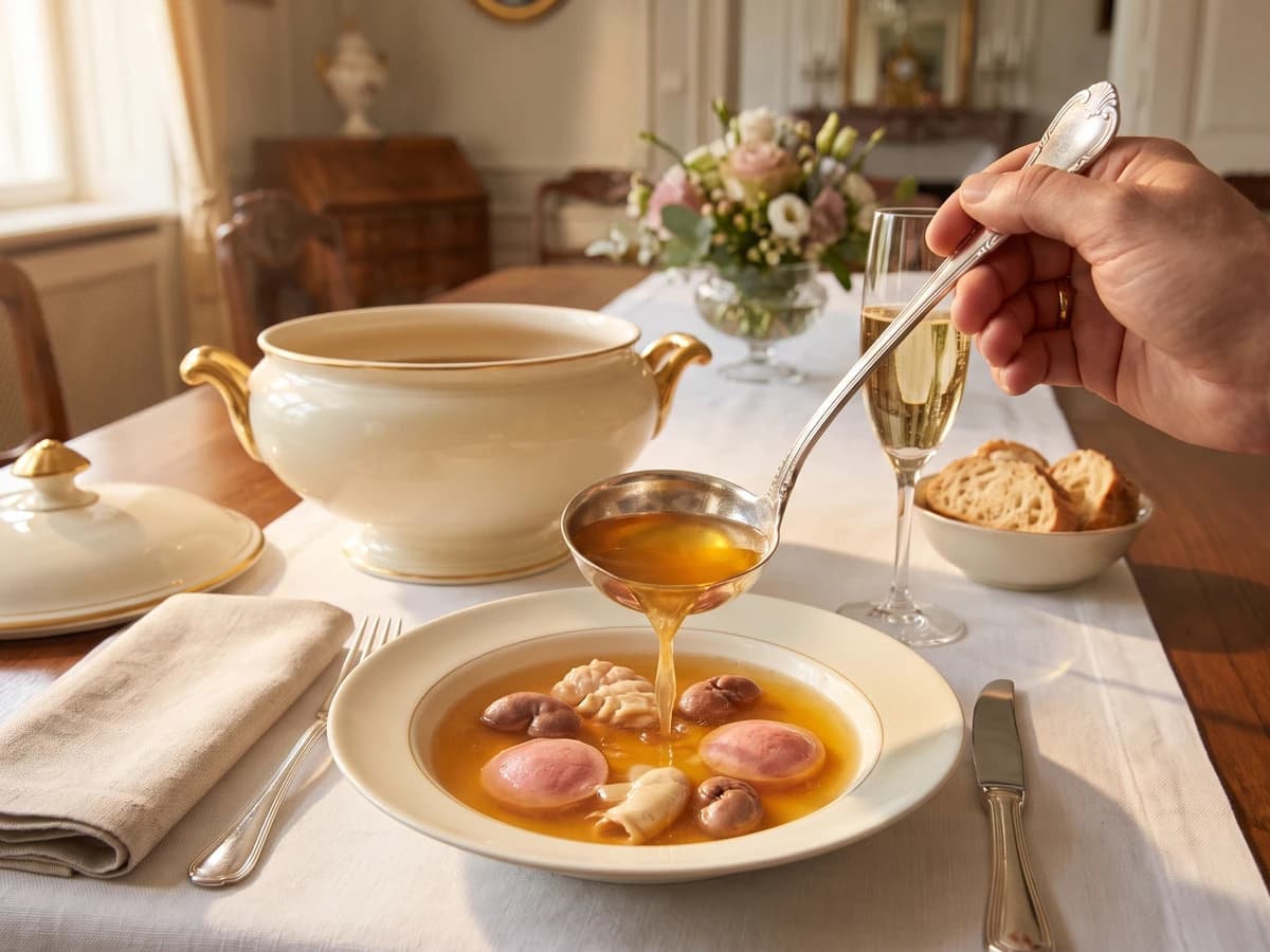 Consommé Gauloise - Chef Juliette
