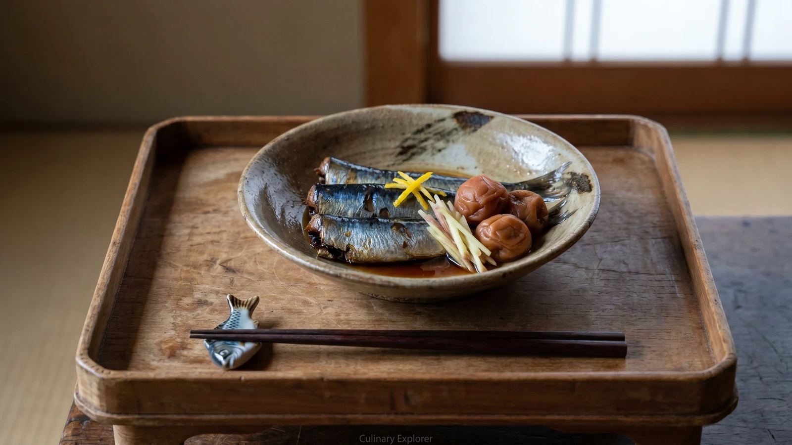 Sardines Simmered with Umeboshi (鰯の梅煮, Iwashi no Umeni)