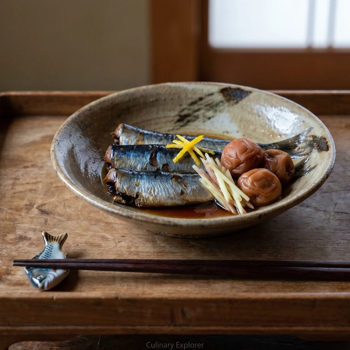 Sardines Simmered with Umeboshi (鰯の梅煮, Iwashi no Umeni)