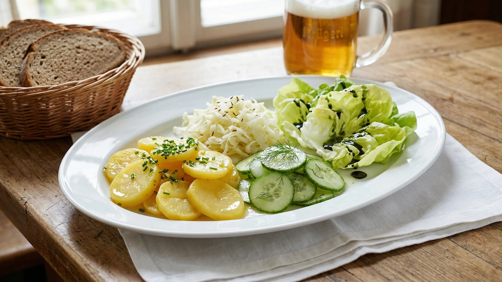 Gemischter Salat (Austrian Mixed Salad Plate)