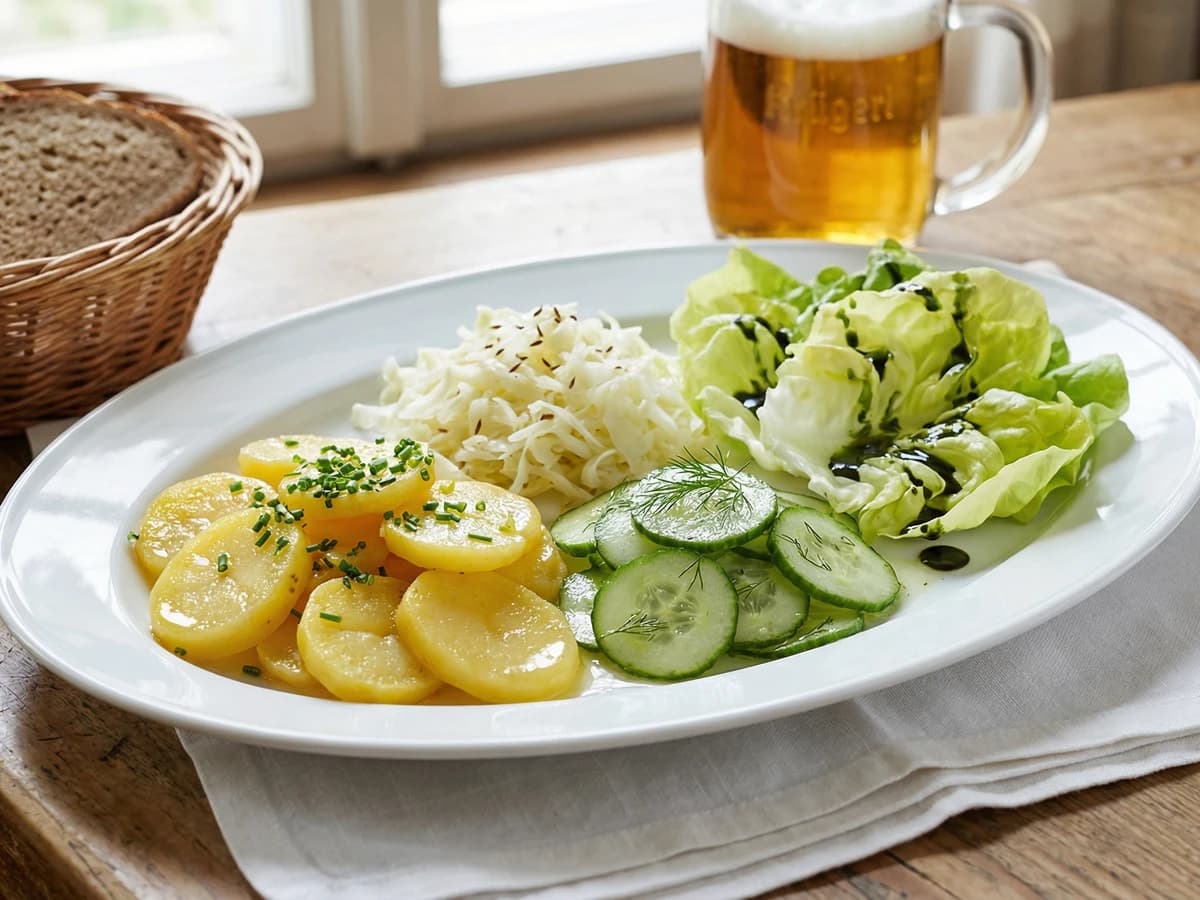 Gemischter Salat (Austrian Mixed Salad Plate) - Chef Elsa
