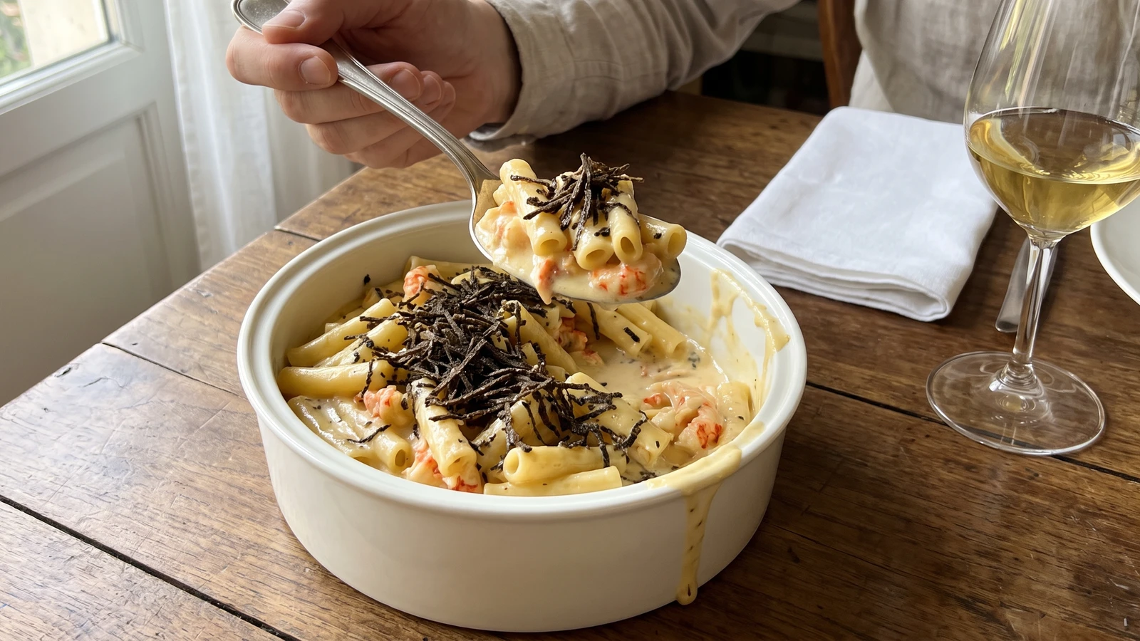 Macaroni à la Nantua