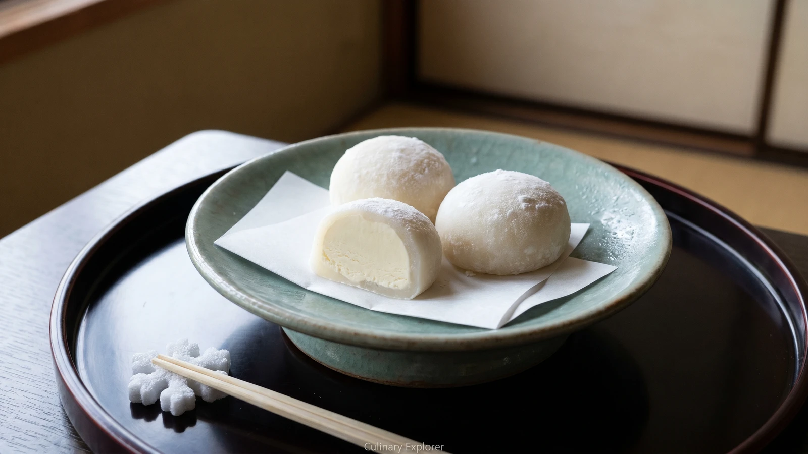 Yukimi-Style Mochi Ice Cream (雪見大福風 もちアイス)