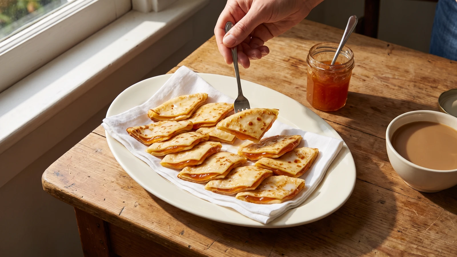 Pannequets with Jam