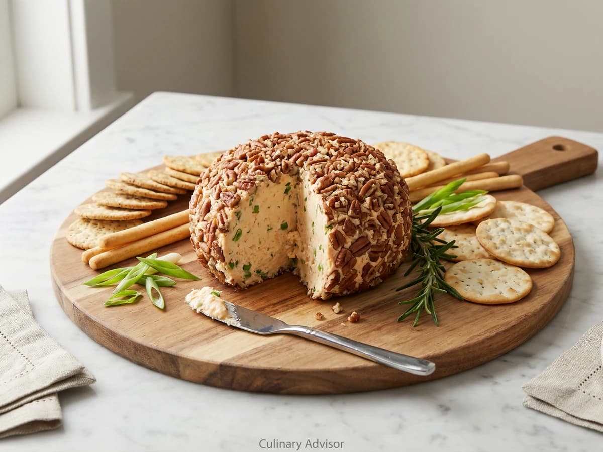 Classic Cheese Ball with Toasted Pecans - Chef Dean
