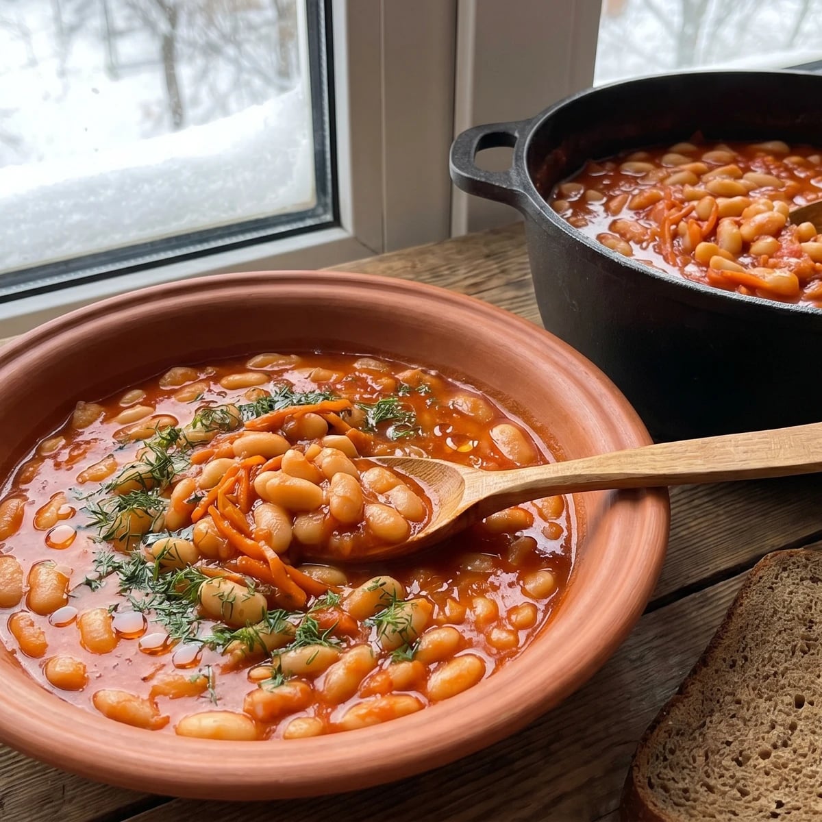Tushkovana Kvasolia (тушкована квасоля, stewed beans)